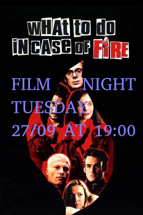 what to do in case of fire poster
